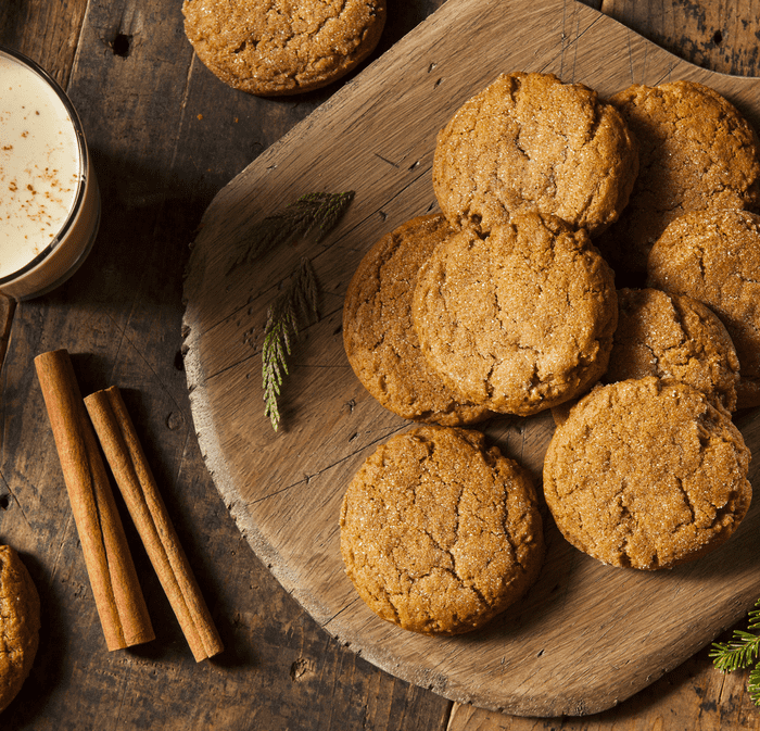 Cannabis-infused ginger snap cookies