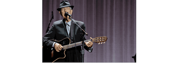 Leonard Cohen on Stage