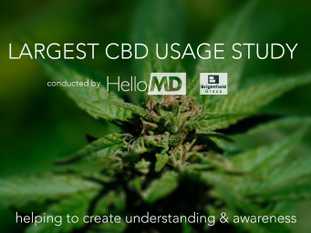 Largest CBD Usage Study Published by HelloMD With Brightfield Group